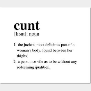 Cunt Definition | Pussy | Vagina Posters and Art